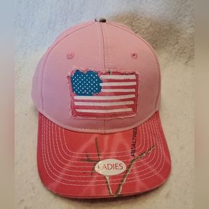 Real Tree Buck Wear Flag Trucker Hat, NWT